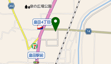 新和自動車の地図画像