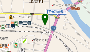 王寺タクシー株式会社の地図画像