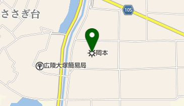 岡本株式会社の地図画像