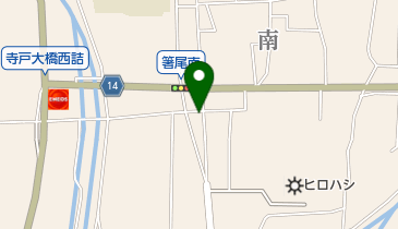 アオキ理容店の地図画像