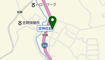 二々屋化粧品店の地図画像