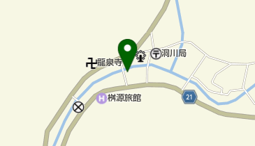 ぜにや土産物店の地図画像