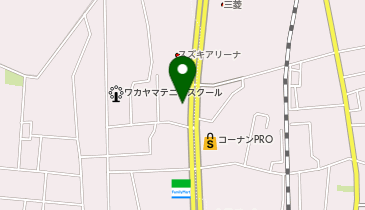 ワークショップ三和国体道路店の地図画像
