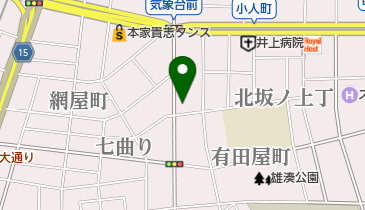 井手印刷株式会社の地図画像