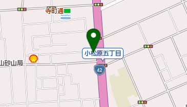 いせた寝具店の地図画像