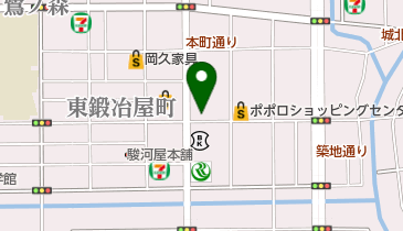株式会社半田カバン店 ぶらくり丁本店の地図画像