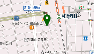 ECC外語学院和歌山ミオ校の地図画像