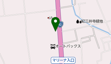 好日山荘紀三井寺店の地図画像