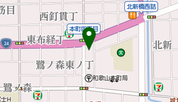 株式会社紀陽カードディーシーの地図画像