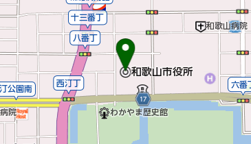 和歌山市職員労働組合の地図画像