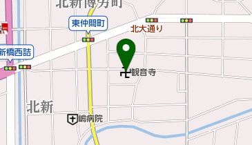 観音寺の地図画像