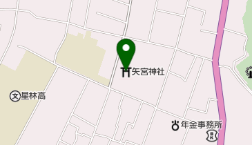 矢宮神社の地図画像