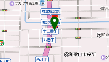 株式会社間瀬コンサルタント和歌山営業所の地図画像