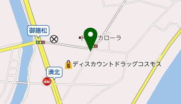 焼きたてのパンの店ローマの地図画像