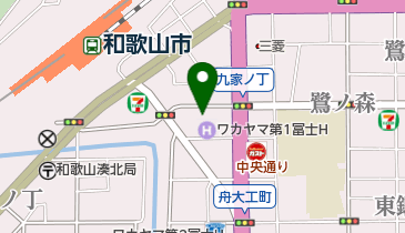 山中コンタクトレンズの地図画像