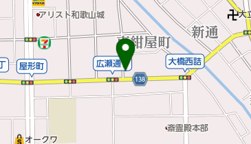 和歌山獣医綜合病院犬猫美容部の地図画像