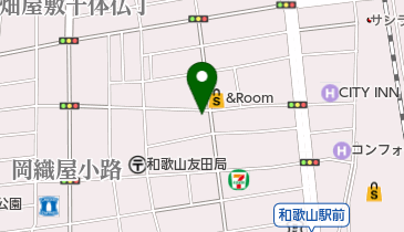 オカモト理容の地図画像