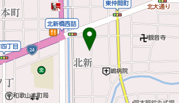 クメ理容の地図画像