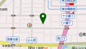 ニカイ理容所の地図画像