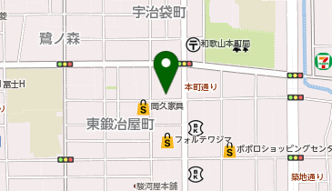 巴旅館の地図画像