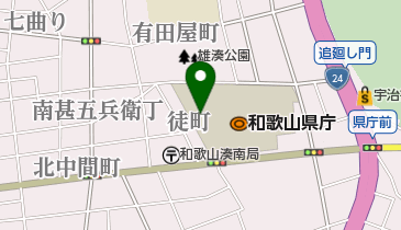 和歌山県観光連盟情報センターの地図画像