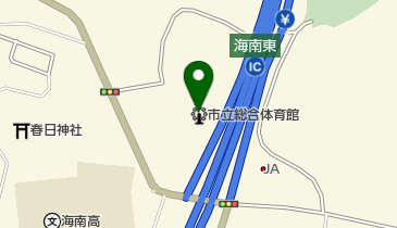 ゆうゆうスポーツクラブ海南の地図画像