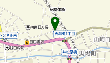 まつや化粧品店の地図画像