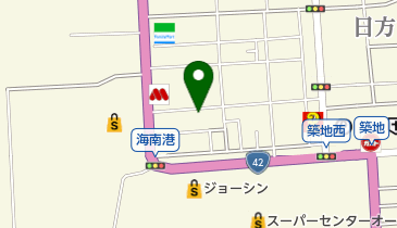 バーバーハヤシの地図画像