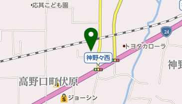 にし川の地図画像