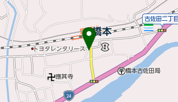 三角亭の地図画像