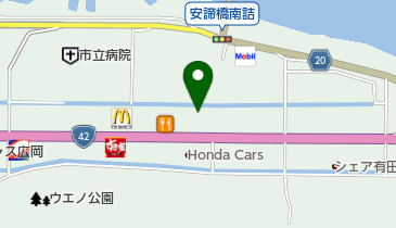 パーティハウス有田店実用品館の地図画像