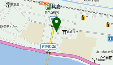 古川文具カバン店の地図画像