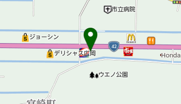 ミョウケンスポーツの地図画像