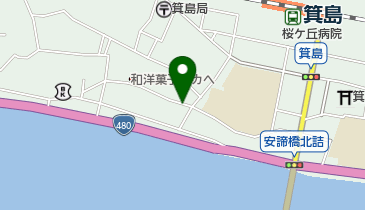 雑治飼料店の地図画像