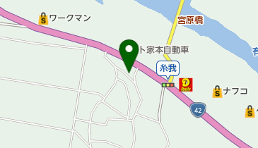 ワッカス有田東支部の地図画像