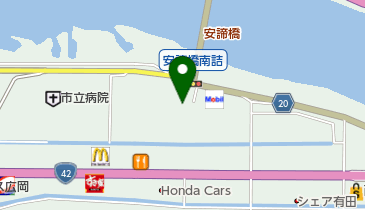 エカワ美容室の地図画像