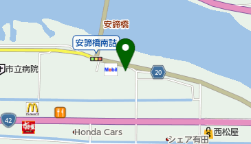 アブラヤ理容の地図画像