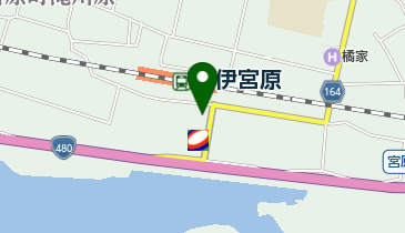 まるみや食堂の地図画像