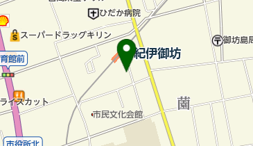 御坊カトリック教会の地図画像