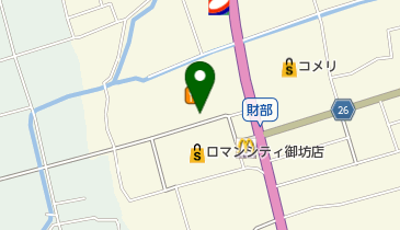 モードミオ・ユウセ靴店の地図画像