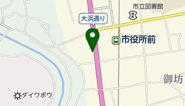 きたの自動車の地図画像