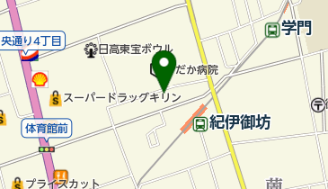 きたおか接骨院の地図画像