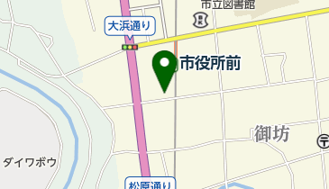 ながお美容室の地図画像