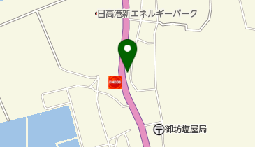 岡田理容所の地図画像