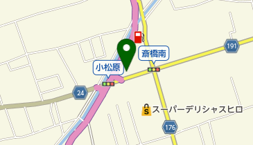 はたがわ理容の地図画像