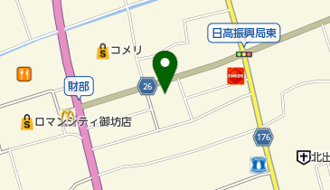 日高総合庁舎の地図画像