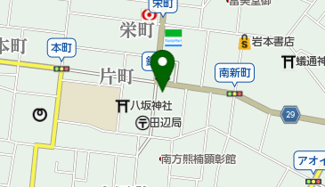 キタハバ電気店の地図画像