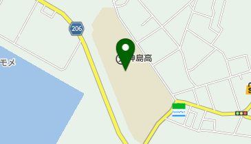 神島高等学校の地図画像