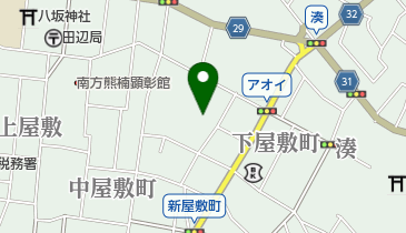 尾原クリーニング 下屋敷本店の地図画像