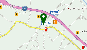 シキボウクリーニング 下万呂店の地図画像